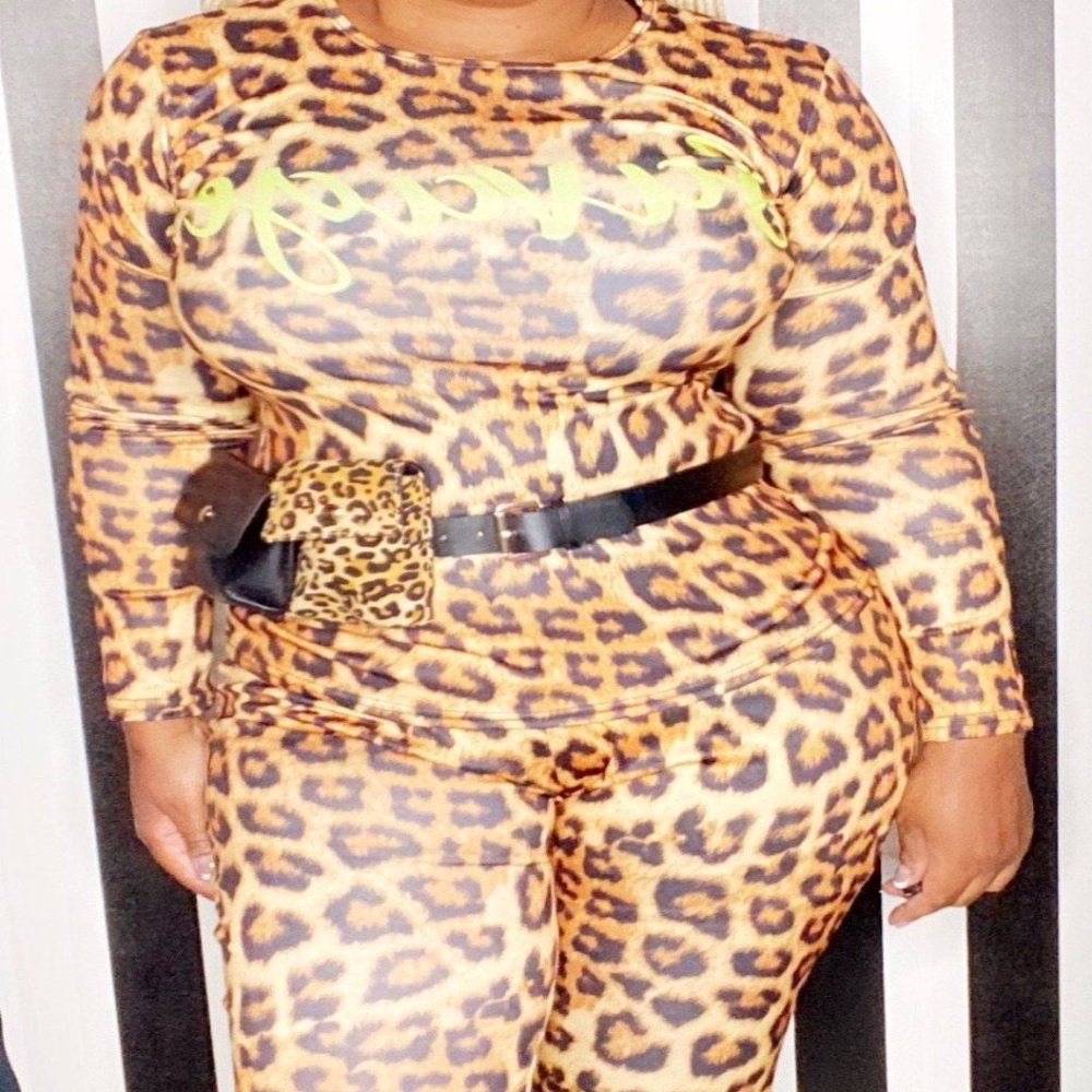 Leopard Short Set